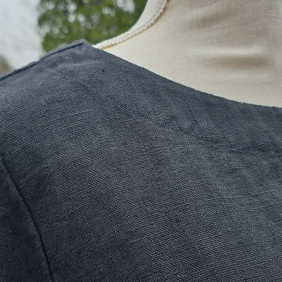 NotPerfectLinen JANUARY loose linen top, Size XL - Picture 3 of 5